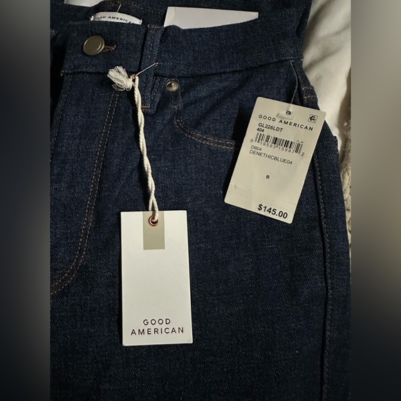 Good American Good Legs High Rise Skinny Jeans, size 6-12 Long, BNWT - Picture 9 of 9